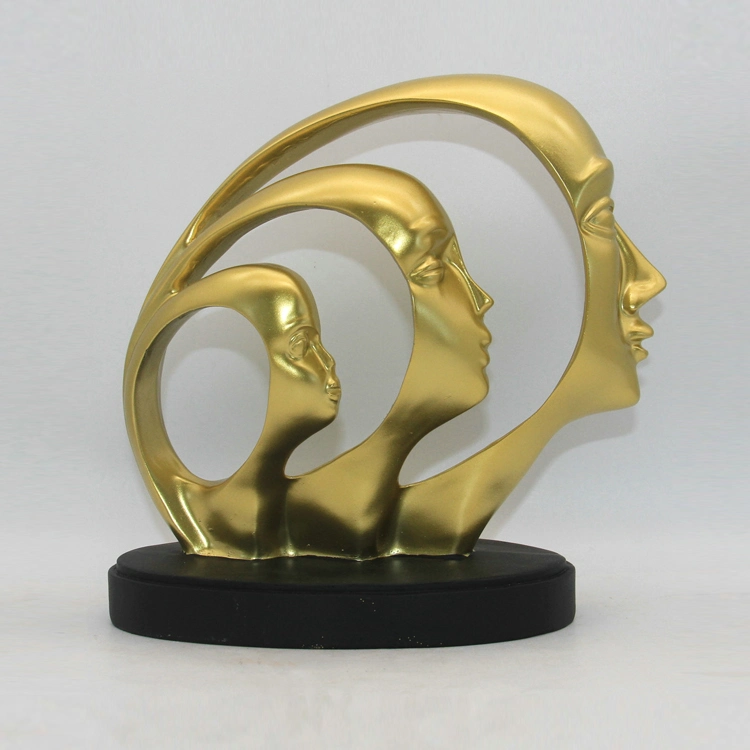 Custom Nordic Resin Abstract Thinker Statue Home Decor Book Ends