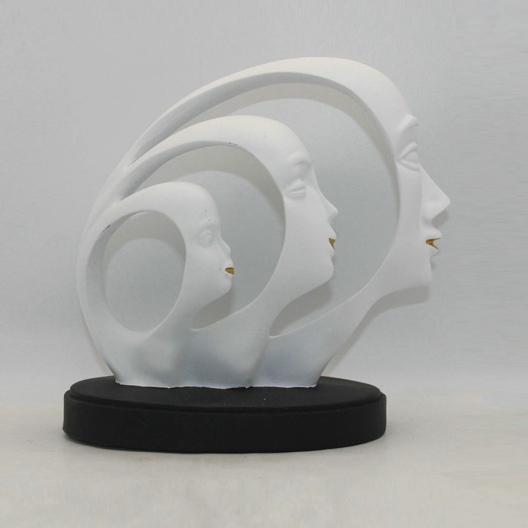 Custom Nordic Resin Abstract Thinker Statue Home Decor Book Ends