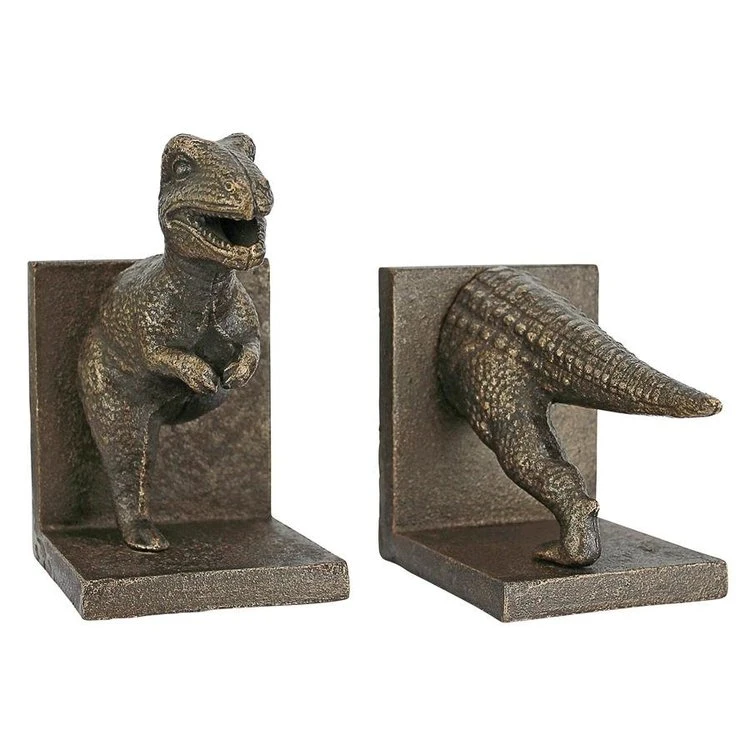 Modern Sculptural Resin Craft Tyrannosaurus Rex Bookend Home Office Decor