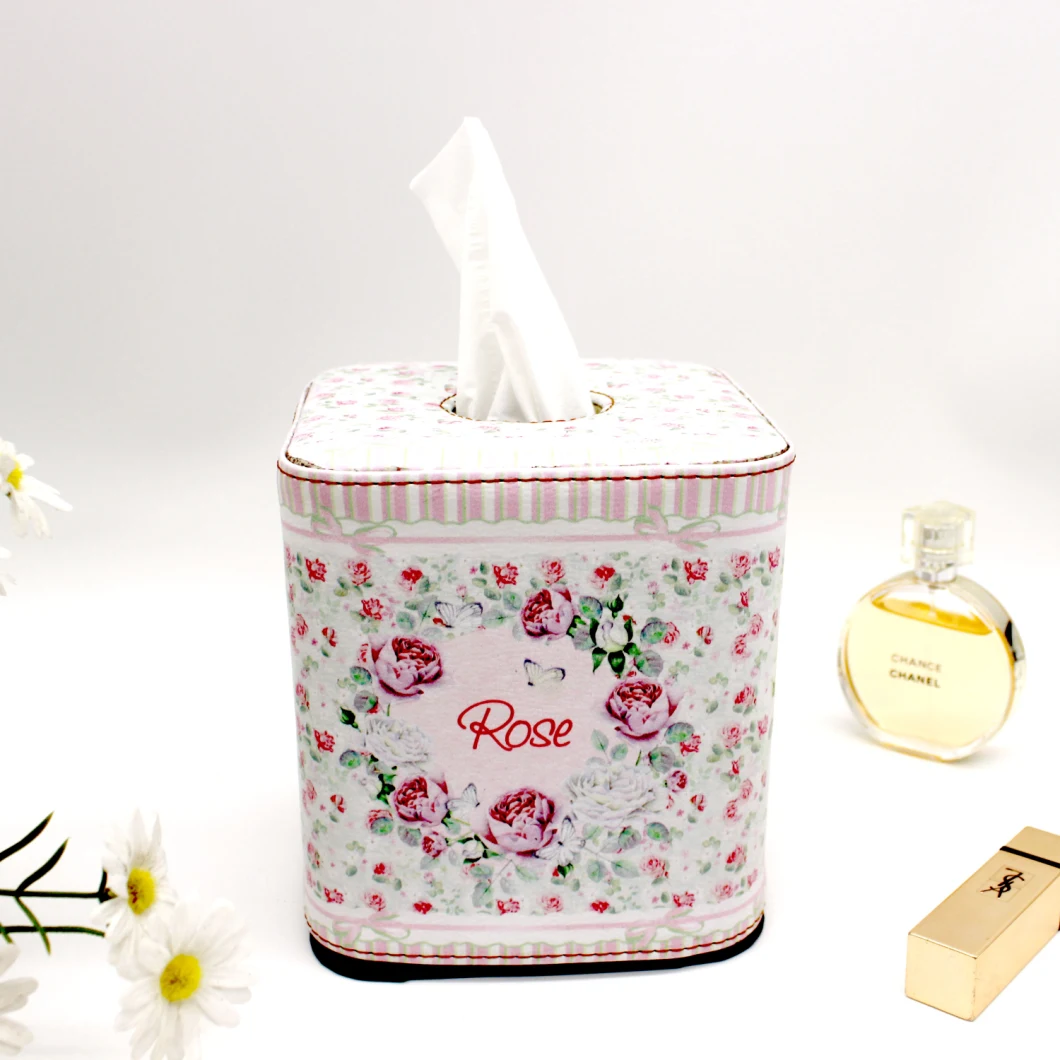 Premium Quality Modern Designer Floral Custom Cheap Price Tissue Box