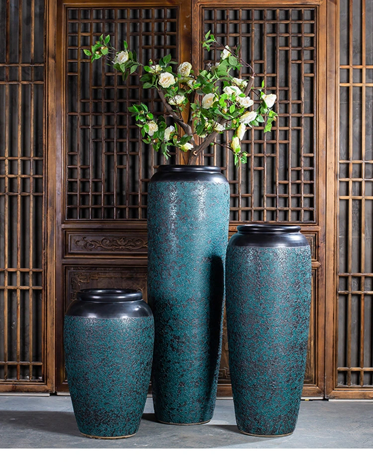 Simple Floor Vase Household Decorative Vases Are Now Popular Modern Pastoral Ceramics High Grade Porcelain Vase