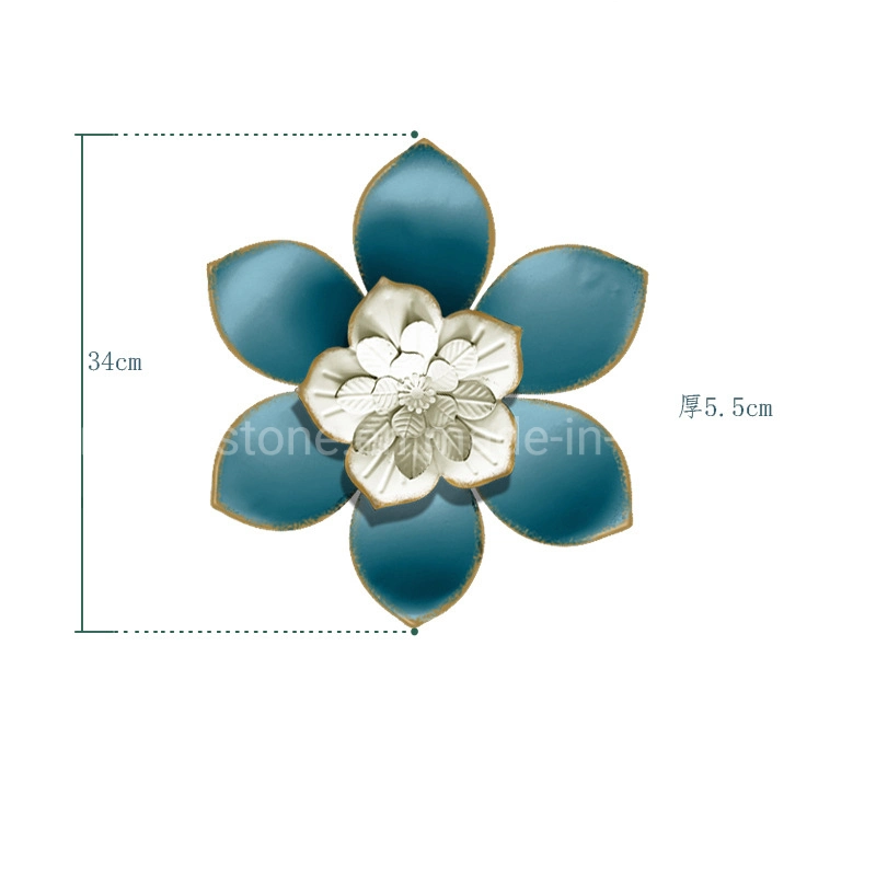 Wrought Iron Wall Hanging Modern Minimalist Wall Decoration Flower Customization